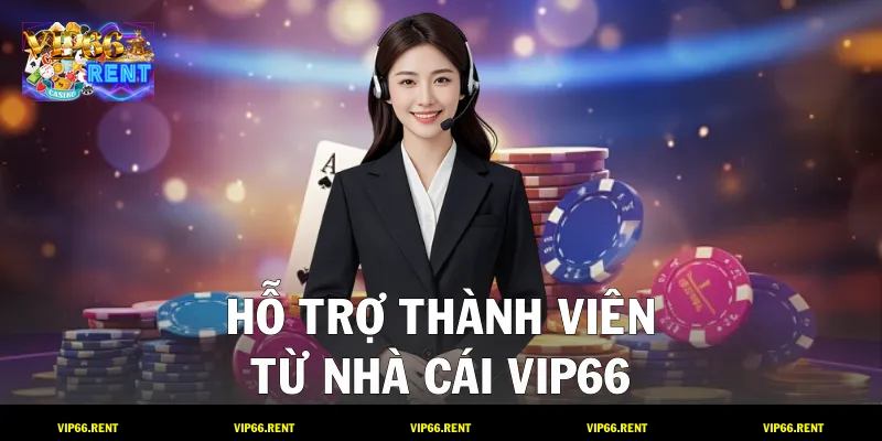Hỗ trợ thành viên từ nhà cái VIP66